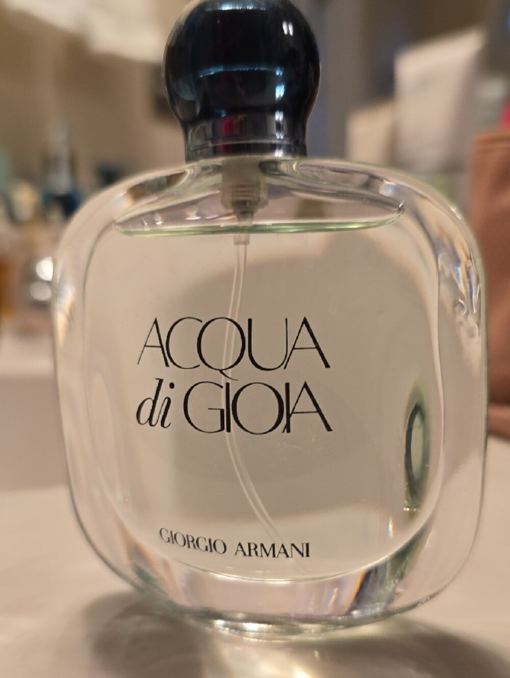 Giorgio Armani Acqua di Gioia Clear Spray Fragrance,50 ML with Dark Blue Cap - Picture 5 of 5